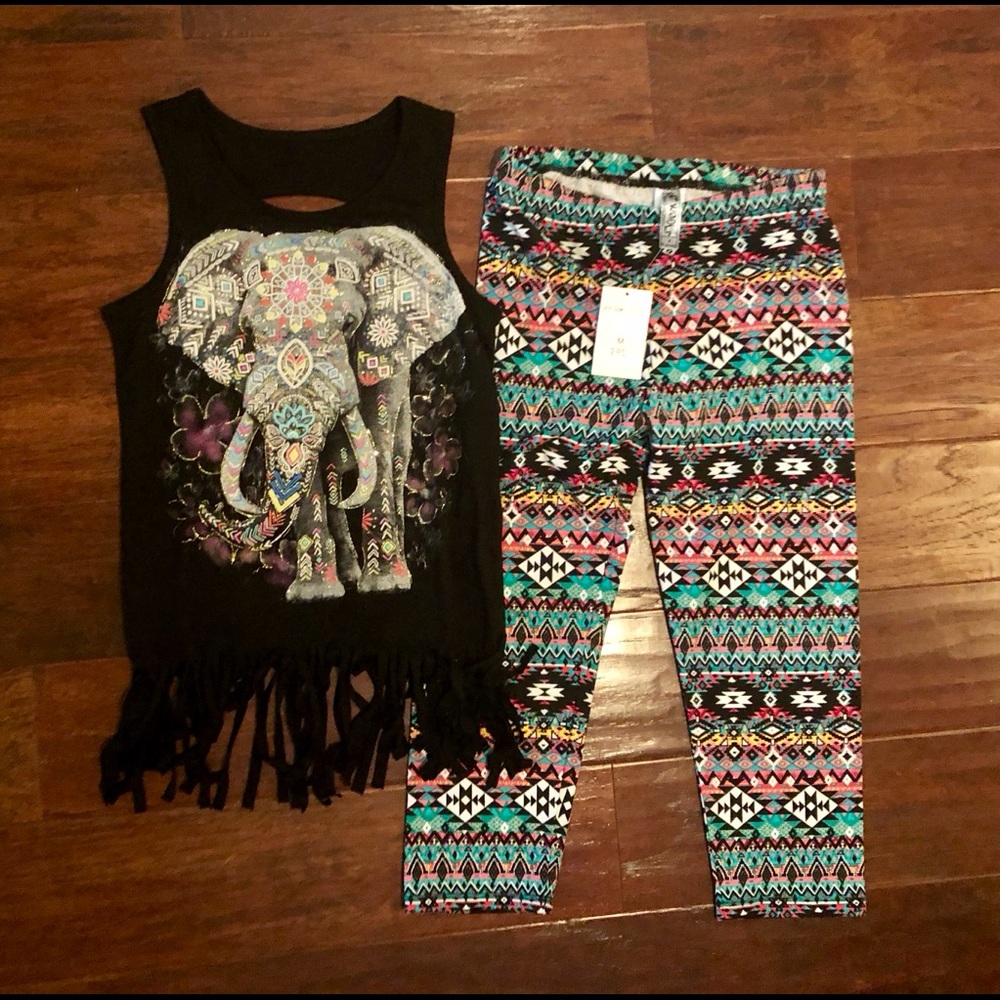 Girls M, 2-piece outfit from Knitworks by JCPenney
